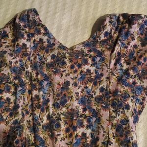 Flowered romper